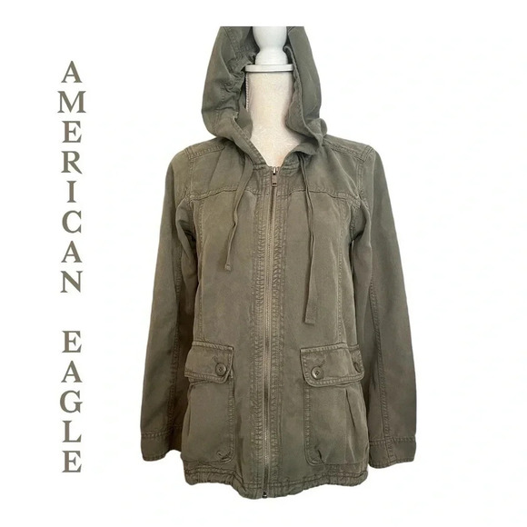 American Eagle Outfitters Jackets & Blazers - American Eagle Army Green Jacket size XS